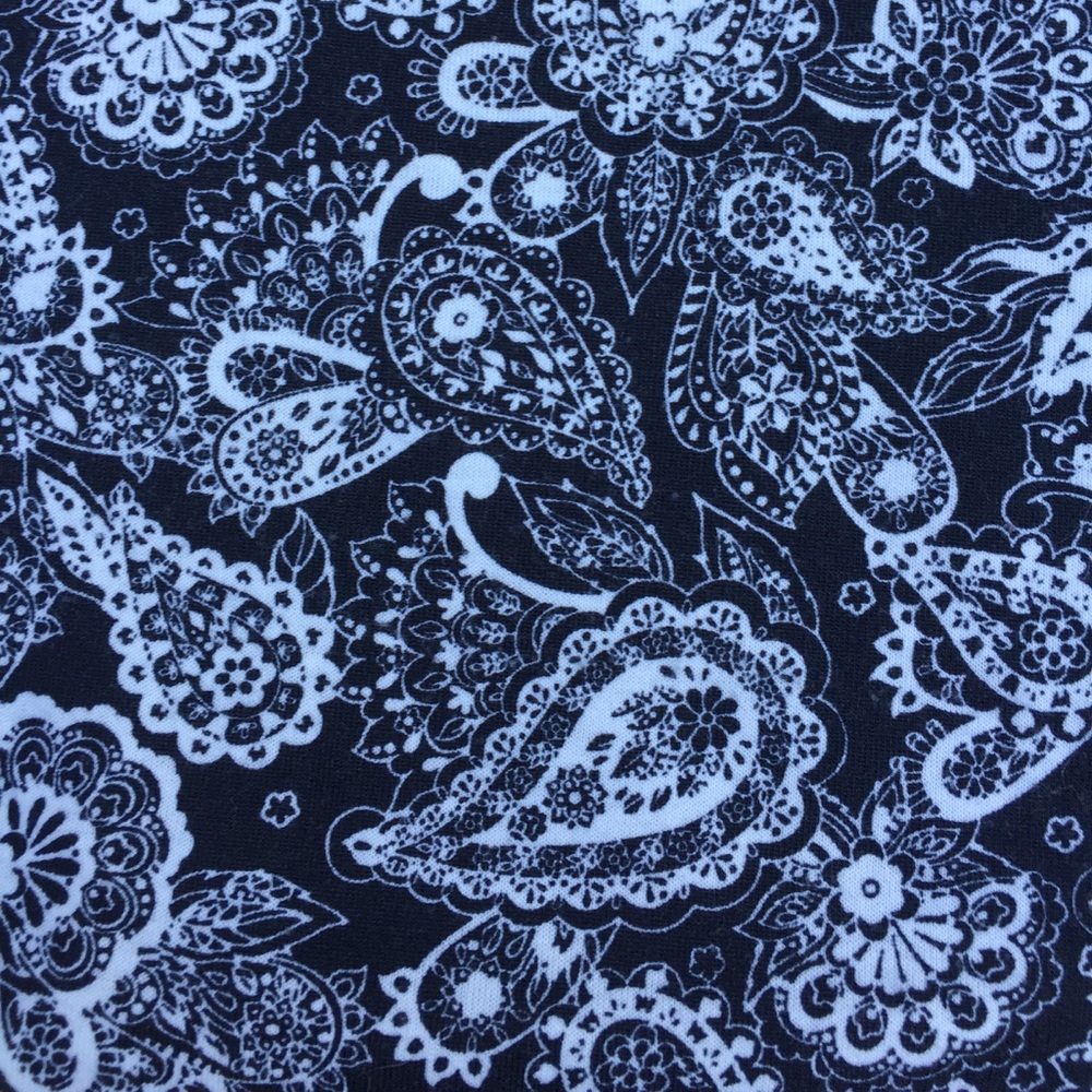 Lularoe Randy Paisley Print Baseball Tee - Picture 6 of 8